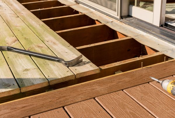 Cost of Old Deck Repair in Webster