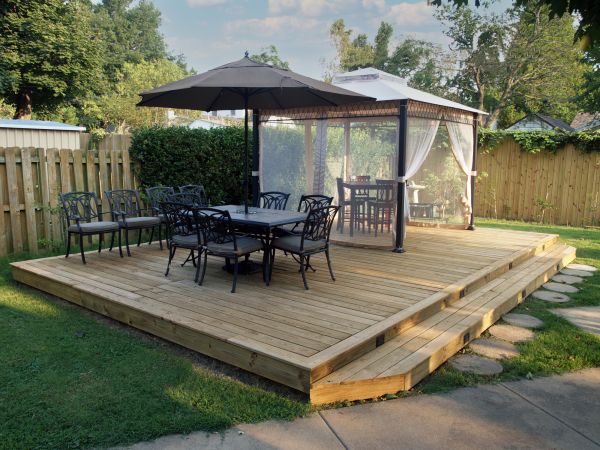 Floating Deck Installation in Webster
